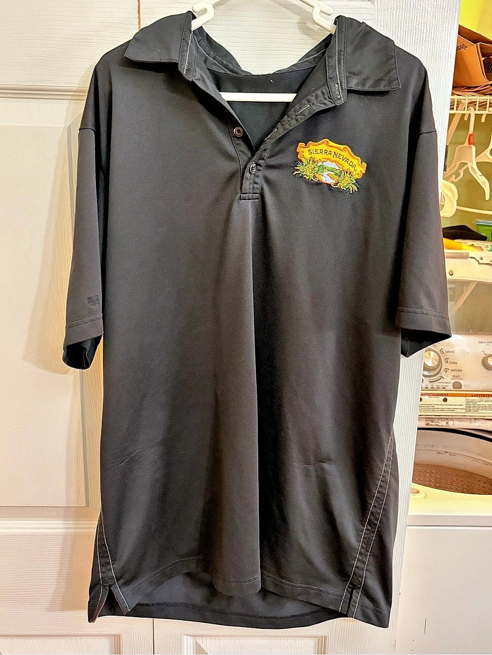 Sierra Nevada Black Short Sleeve Polo